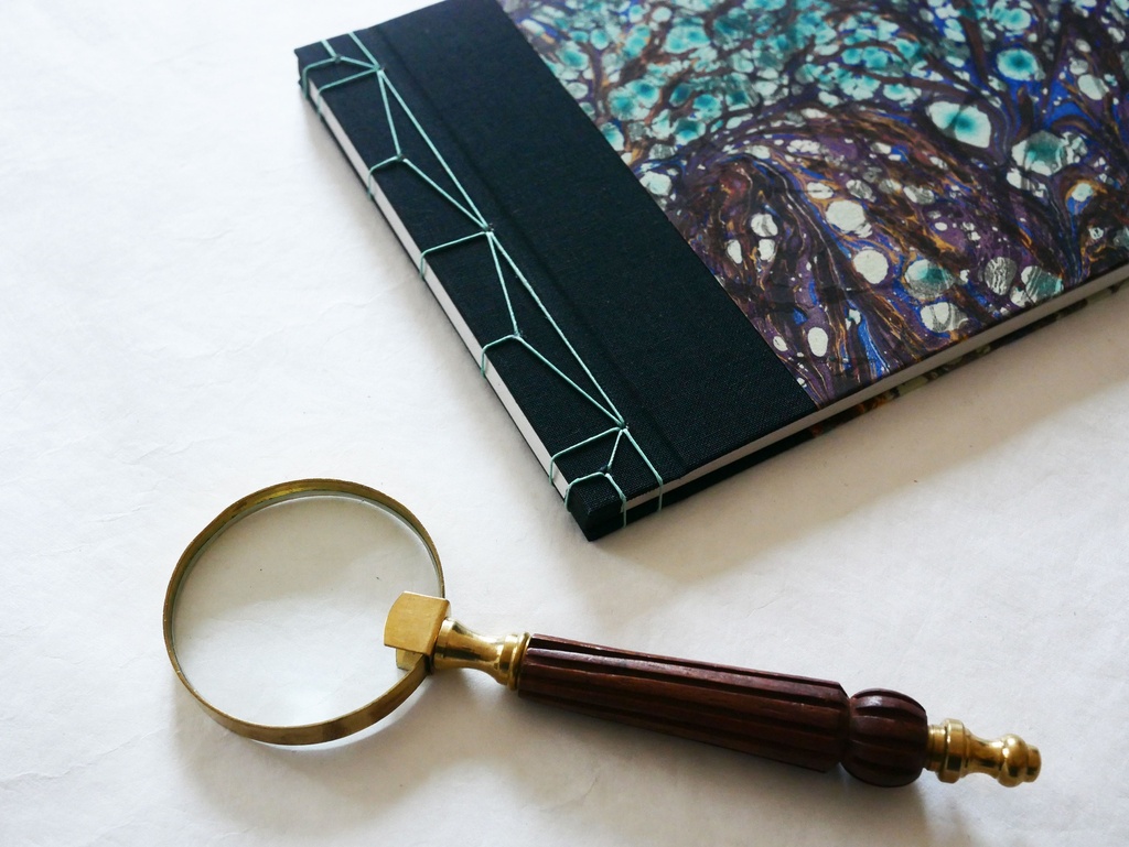Carnet japonais Noir & émeraude