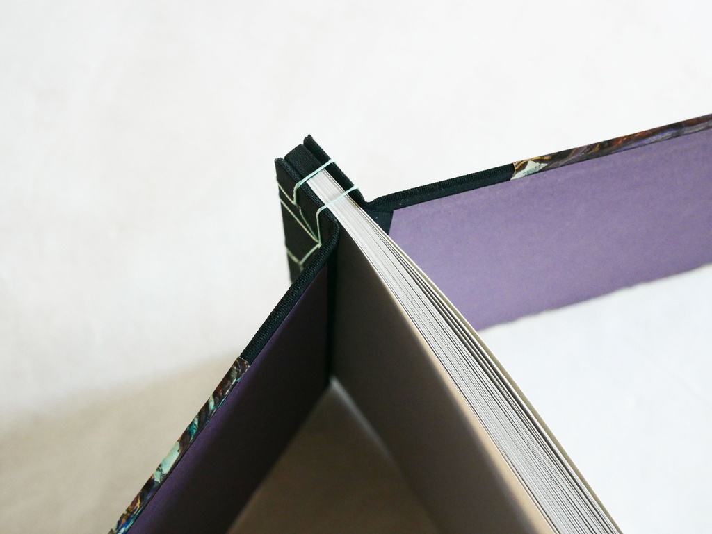 Carnet japonais Noir & émeraude