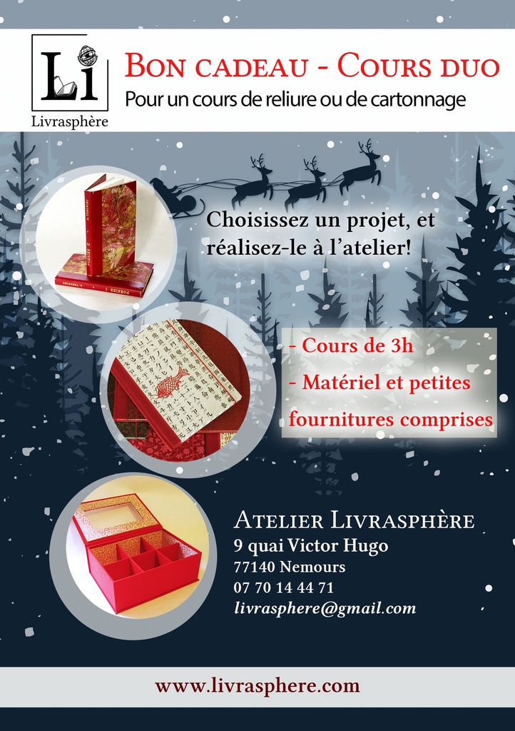 Bon cadeau - Cours Duo - 3h