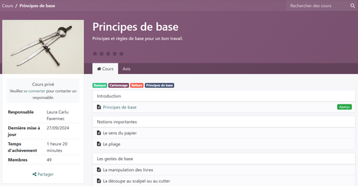 [cours.principes-de-base] Cours en ligne "Principes de base"
