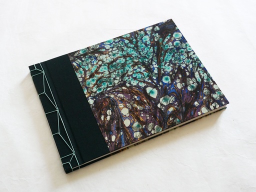 Carnet japonais Noir & émeraude
